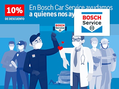 Bosch Car Service lanza una Campaña para 'ayudar a quienes nos ayudan'